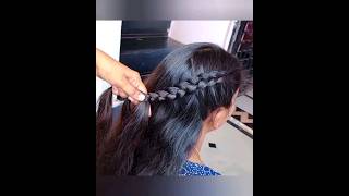 Try this simple quick braid Hairstyle| #hairstyle #shorts #hairtutorial#trending #nirmalahairstyles