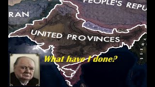 Uniting India as Churchill in Hoi4 Red flood