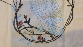 WIP Wednesday 06/05/24 - Love Language Shawl, Sunflower Bouquet, and Owl Embroidery Projects