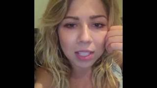 Jennette McCurdy on Facebook live talking about values