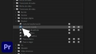 Aplicar rápidamente UNA MISMA TRANSICIÓN A VARIOS CLIPS en Adobe Premiere Pro 2023