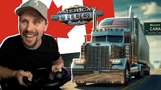 ÅKER MOT KANADA I AMERICAN TRUCK SIMULATOR med SoftisFFS