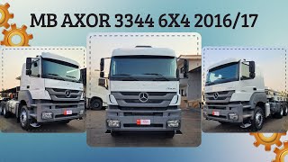 Mercedes Benz Axor 3344 6x4 Bug Pesado Ano 2016/17