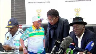 2024 Elections: JCPS MINISTERS WARN ZUMA on instigating violence during results announcement