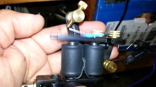 Custom built tattoo machine "cutback shader" J-frame