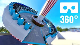 [VR Video 360°] Extreme 360 Roller Coaster Frisbee Ride POV Google Cardboard Virtual Reality