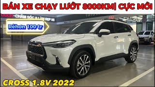 ✅Bán Toyota Cross 1.8V 2022 màu trắng siêu lướt 8000 km|Mua xe Tiết kiệm 100 triệu