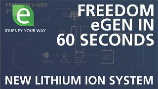 Benefits of the new FREEDOM eGEN Lithium Ion System