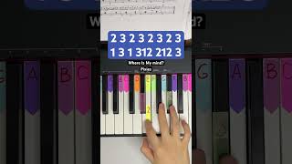 Where is my mind - Pixies  Fight Club (easy piano tutorial) #pianotutorial #fightclub #pixies #easy