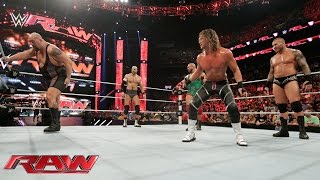 Orton, Ryback, Cesaro & Ziggler vs. Sheamus, Big Show, Owens & Rusev: Raw, Aug. 24 , 2015