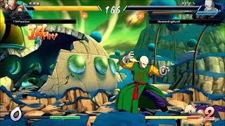 DBFZ めちゃ強クリリンの7割コンボ 素早く激しい動きで21号をボコりまくる 大将のピッコロ天津飯一騎打ちも超ホット 高画質上級対決