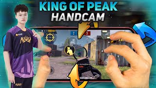 King Of Peak Like Nova-XQF Order 6 Finger Claw Handcam | Pubg Mobile India