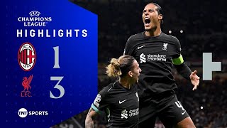 Arne Slot's perfect European start for the Reds 🔥 | AC Milan 1-3 Liverpool | UEFA Champions League