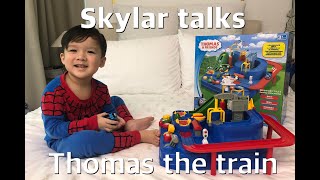 Thomas the train toy set unboxing - by Skylar