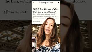 tik tok tries to sue the state of Montana LOL