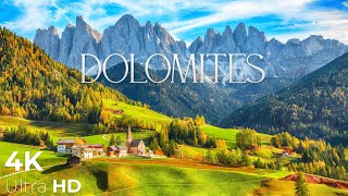 DOLOMITES - Italy Relaxation Film 4K - Peaceful Relaxing Music - Nature 4k Video UltraHD