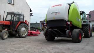 Nowe nabytki 2016 Claas Variant 385RC i Owijarka Altro