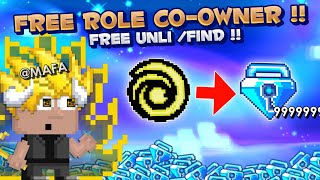 FREE ROLE CO-OWN!! CAN UNLI BGL!🤑🔥| NEW GTPS 2023 VERSI 4.43 | GROWTOPIA PRIVATE SERVER TERBARU 2023