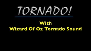 Tornado! 1996 All Tornado/Wind Scenes with Wizard Of Oz Tornado Sound Effect