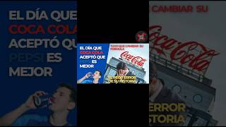 El día que COCA COLA  aceptó que PEPSI tiene mejor sabor . #curiosidades #cocacola #pepsi