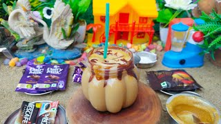 How TO Make Coffee Recipe | Dalgona Cold Coffee | Mini Cold Coffee Recipe | Minicooking |