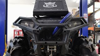 POLARIS SPORTSMAN 850 RAD RELOCATE & KEEPING FULL FUNCTION OF THE STORAGE BOX