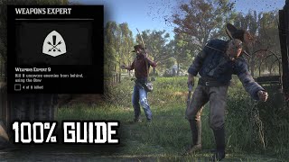 RDR2 100% Guide | Kill 9 unaware enemies from behind, using a bow