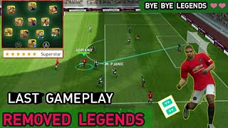 Last Gameplay with Removed Legends PES 20/21 Mobile 😪 ❤