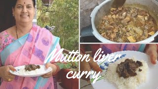 Mutton Liver curry | Iron rich liver curry | Mutton liver