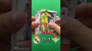 Real Madrid vs Betis predicción con cromos #futbol #cromos #laliga #realmadrid #cromosdefutbol