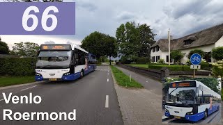 Arriva lijn 66: Venlo - Roermond via Reuver | Arriva Limburg | Arriva 9005 | 2024