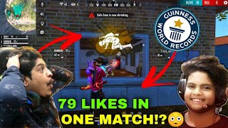 79 LIKES IN ONE MATCH!😳😱 FREE FIRE RANKED 29 KILLS GAMEPLAY WITH @TomSettan @POOHuoo