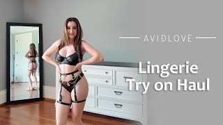 Teddy Bodysuit and Lace LingerieTry On Haul | Avidlove | ft Christina Khalil