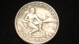 Philippines 5 Centavos  - Commonwealth of the Philippines 1938 - 1st 5 Centavos Coins