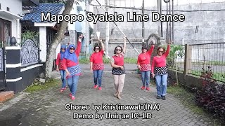 Mapopo Syalala Line Dance | Choreo by Kristinawati(INA) | Demo by Unique IC-LD