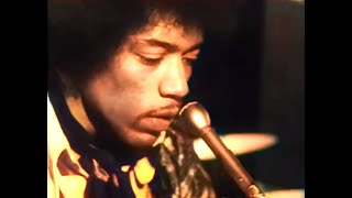 Jimi Hendrix - The Wind Cries Mary- TV Appearance , Stockholm 1967. Colourised