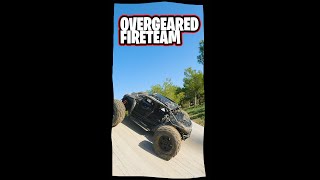 OVERGEARED ARMA FIRETEAM RC CAR HUGE BACKFLIP #shorts #youtubeshorts #arma #rc #cars #fast #malta