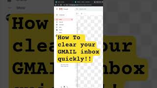 HOW TO clear GMAIL inbox QUICKLY!! #howto #gmail #inbox #email #techtok #tips #computer #tech