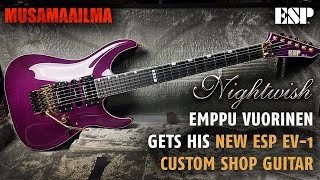 NIGHTWISH SURPRISE: Emppu Vuorinen Gets His New ESP EV-1 Guitar!