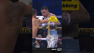 Boxing lesson. Hand grabbing by Lomachenko in a fight against Kambosos. #boxing #lomachenko