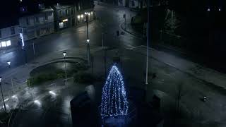 Denny town centre Christmas tree