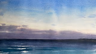 Sunset Watercolour Demonstration