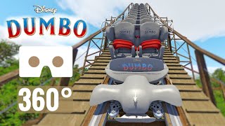 [360 video] Disney Dumbo Rollercoaster POV Ride VR Box