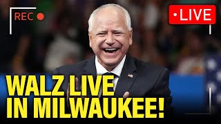 LIVE: Tim Walz LABOR DAY RALLY in WISCONSIN