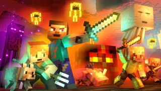 NETHER WAR - Alex and Steve Life (Minecraft Animation)