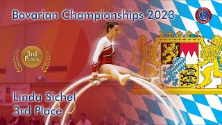 Linda Sichel Bavarian Championships 2023 in Gymwheel Seniors 3rd Place