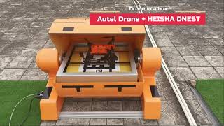 Autel EVO drone and HEISHA DNEST drone in a box