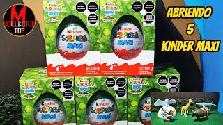 Colección Completa de Kinder MAXI Animales 2024