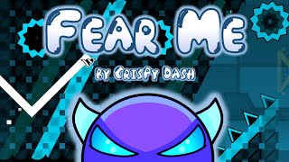 Geometry Dash | "FEAR ME" (AQUA NINE CIRCLES-THEMED MEDIUM DEMON) by CrisPy Dash 100%