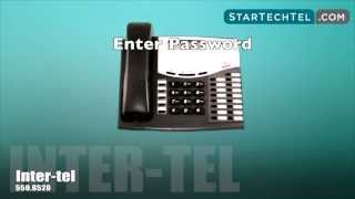 How To Change The Display Name On The Inter-tel Axxess 550.8520 Phone